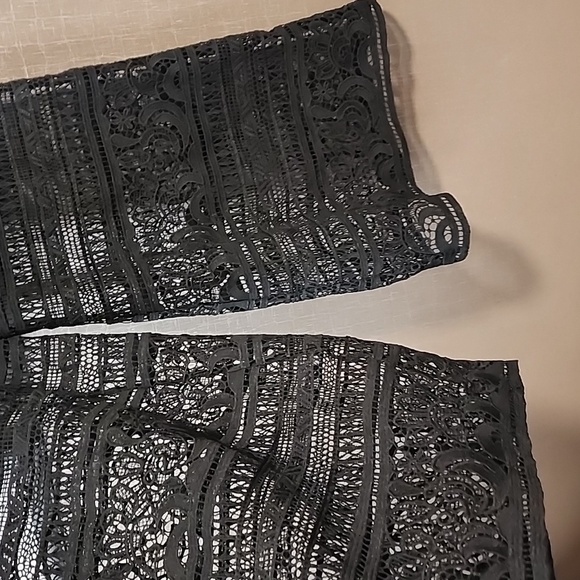 Maeve Wide-Leg Sheer Lace Trousers - Picture 7 of 15